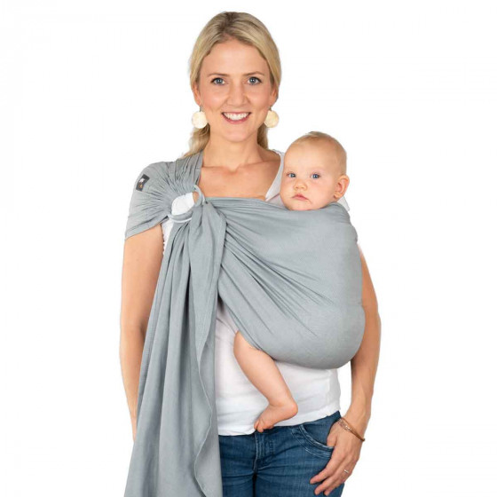 Hoppediz Ring Sling Hamburg Graphite - Écharpe de portage Sling