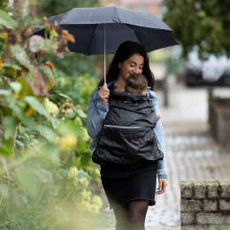 Hoppediz Couverture de Portage Imperméable Noir