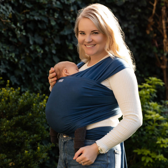 Hoppediz Indigo - Stretchy Baby Wrap