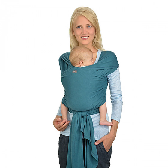 Hoppediz Petrol - Stretchy Baby Wrap