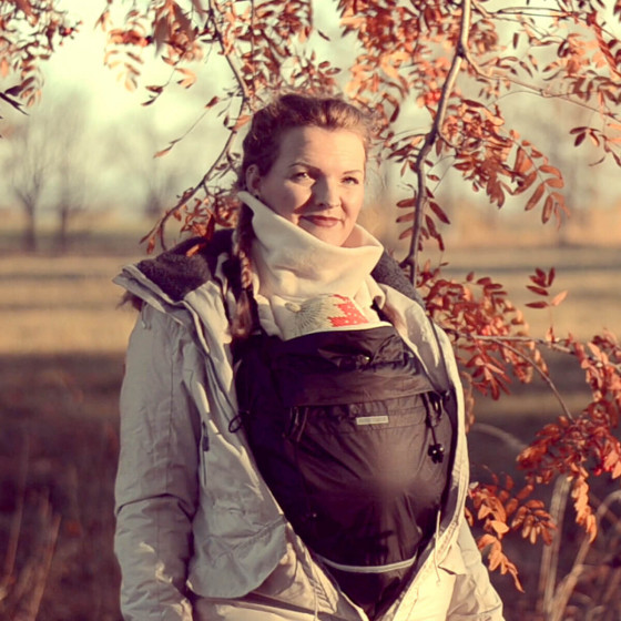 Hoppediz Couverture de portage 3 en 1 Sand / Noir