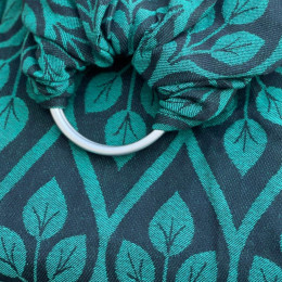 Yaro La Vita Emerald-Black - Ring Sling Tissé