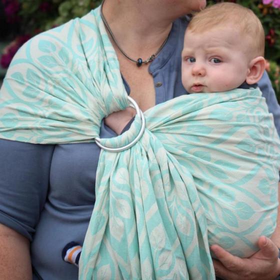 Yaro La Vita Mint - Ring Sling Tissé