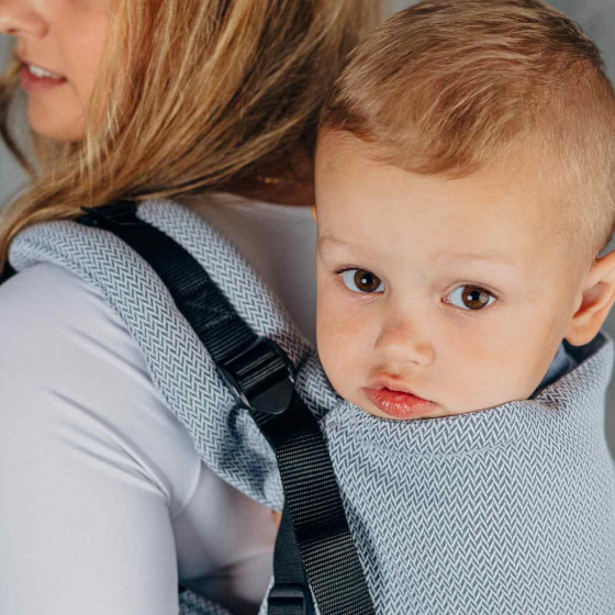 LennyLamb LennyPreschool Herringbone Grey