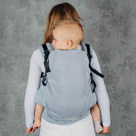 LennyLamb LennyPreschool Herringbone Grey - Porte-enfant