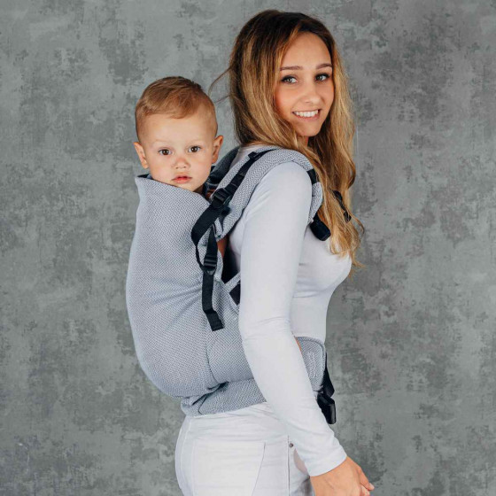 LennyLamb LennyPreschool Herringbone Grey