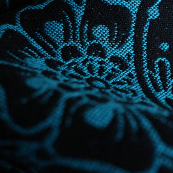 Yaro Ava Contra Black-Blue Glam - Écharpe de portage tissée