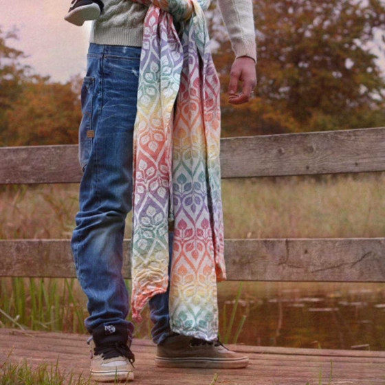Yaro La Vita Autumn Rainbow - Écharpe de portage tissée