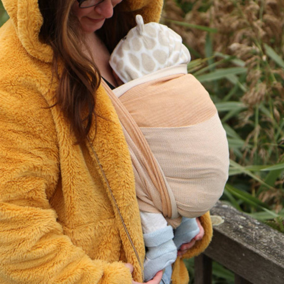 Yaro Newborn Ochre - Écharpe de portage tissée