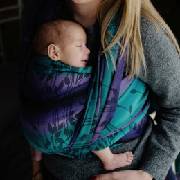 Little Frog Dark Meadow baby wrap