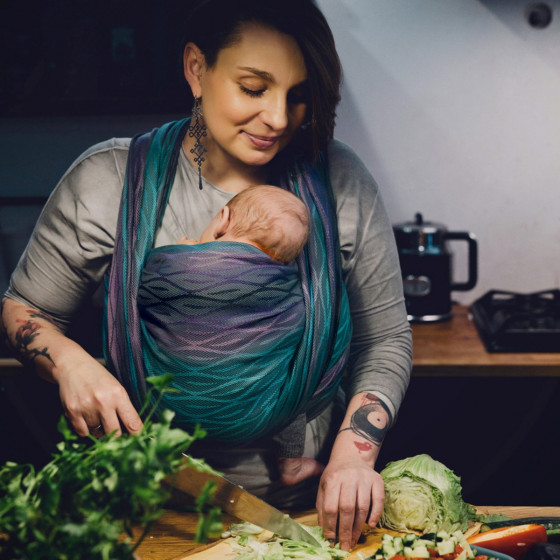 Little Frog Flames of Love baby wrap