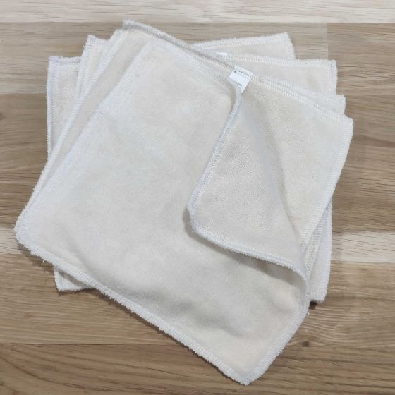 Lingettes Lavables Coton Bio P'tits Dessous Lot de 5