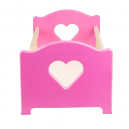 Lit en Bois pour Poupée Lobito Jouet Enfant rose