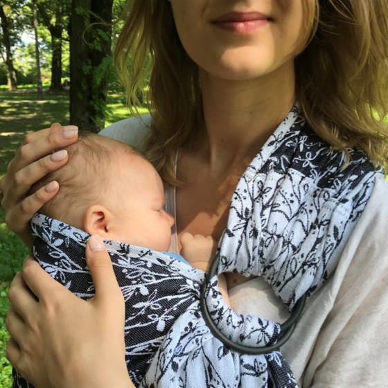 Naturiou Ring Sling Nature - écharpe de portage sans nœud