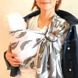 Ring Sling Naturiou Feather