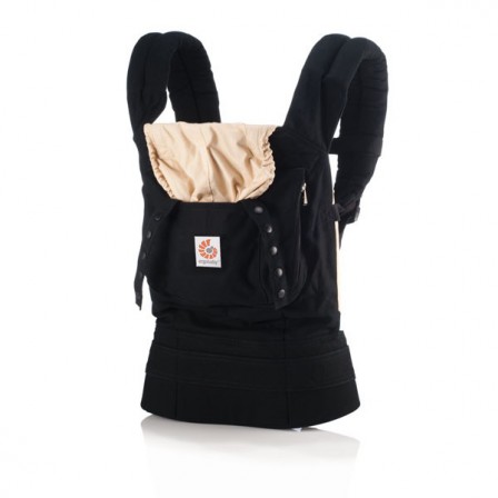 how to put on ergobaby with infant insert