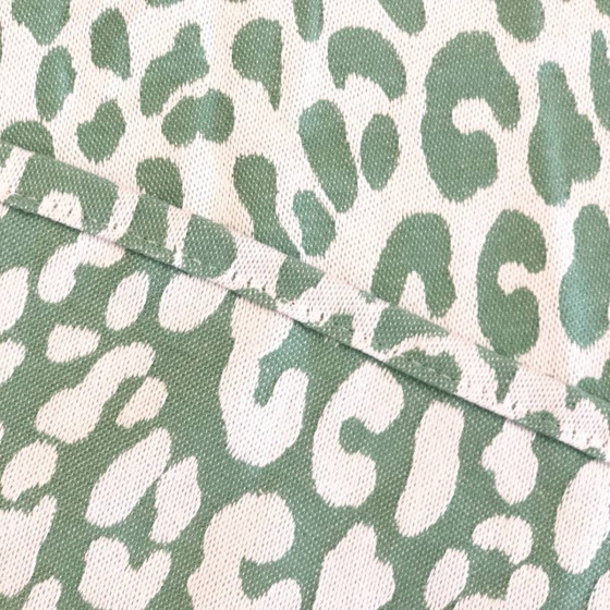 Naturiou Ring Sling Leopard Vert - écharpe de portage sans nœud