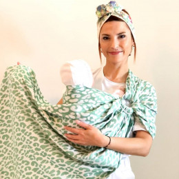 Ring Sling Naturiou Leopard Green