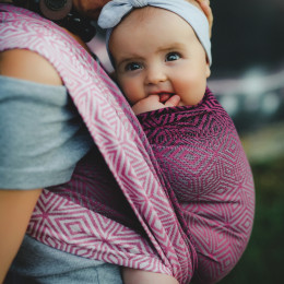 Little Frog Peony Cube baby wrap