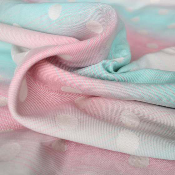 Yaro Dots Pastel Rainbow - Écharpe de portage tissée