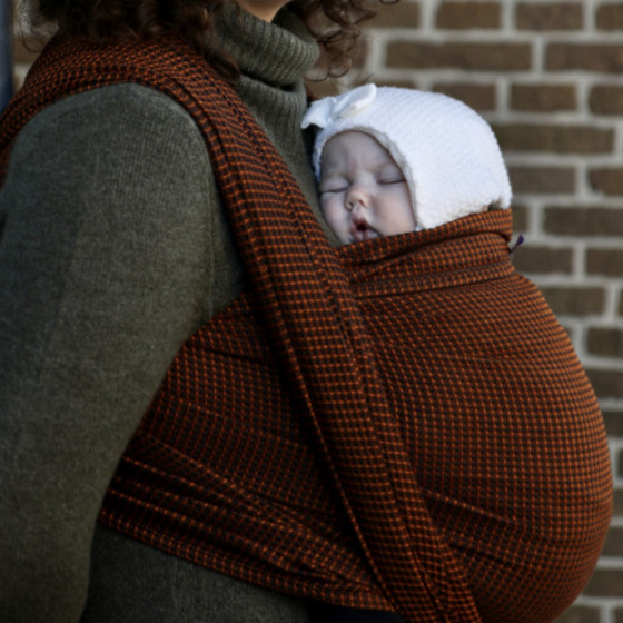 Yaro Waffles Black Bronze - Écharpe de portage tissée