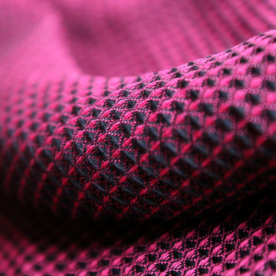 Yaro Waffles Black Pink - Écharpe de portage tissée