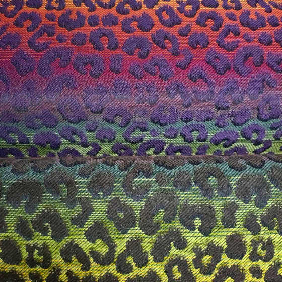 Yaro Pussycat Duo Marmalade Rainbow Violet High Wool - Ring Sling Tissé