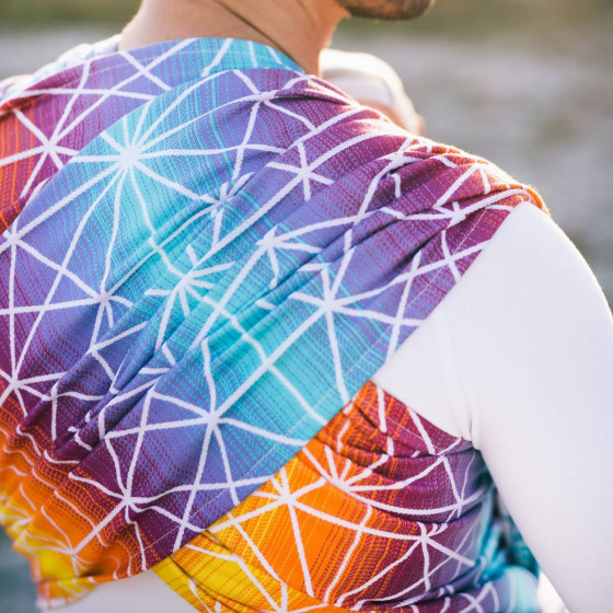Be Lenka Spiderweb Sunrise - Écharpe de portage Tissée