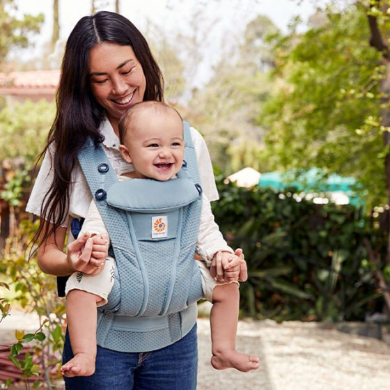 Ergobaby Omni Breeze SoftFlex Mesh Slate Blue - Baby Carrier