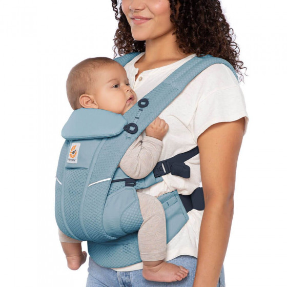 Ergobaby Omni Breeze SoftFlex Mesh Slate Blue - Baby Carrier