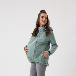 Fun2BeMum Babywearing Softshell Jacket ENIGMA - Mint