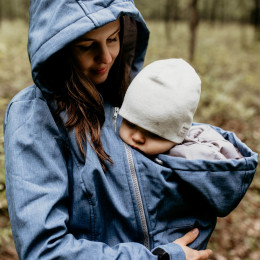 Fun2BeMum ENIGMA Veste de Grossesse et de Portage en Softshell