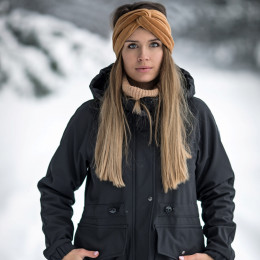 Fun2BeMum Parka Softshell Manteau de Grossesse et Portage - Noir