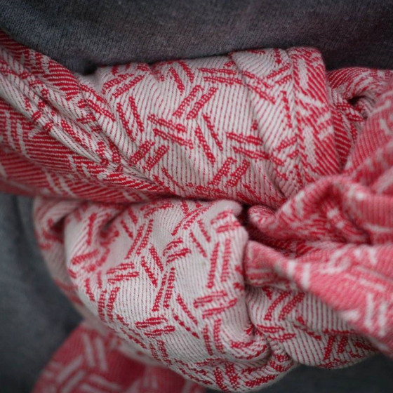 Yaro Basket Red - Écharpe de portage tissée