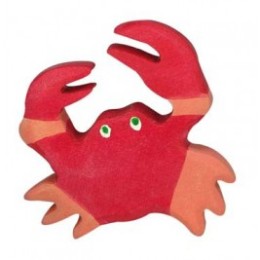 Crabe en bois Holztiger