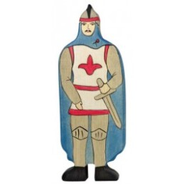 Chevalier avec manteau bleu Holztiger