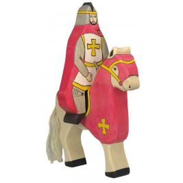 Chevalier rouge avec manteau à cheval Holztiger