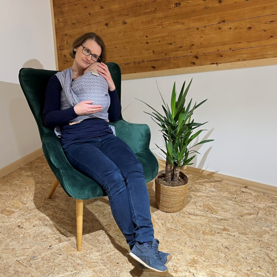 Naturiou Blue Diamond Baby wrap