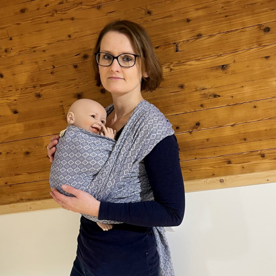 Naturiou Blue Diamond Baby wrap