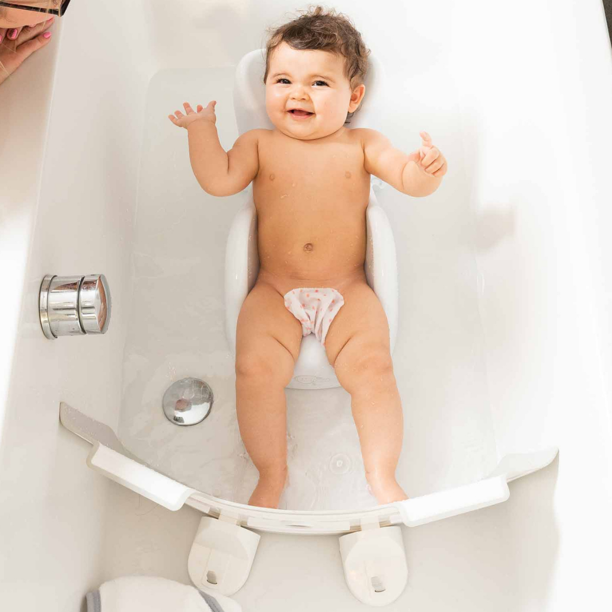 Réducteur de baignoire Babydam blanc - Mon Bébé Calin