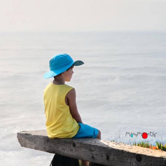 Manymonths Chapeau aventurier voyageur en chanvre et coton Aquarius