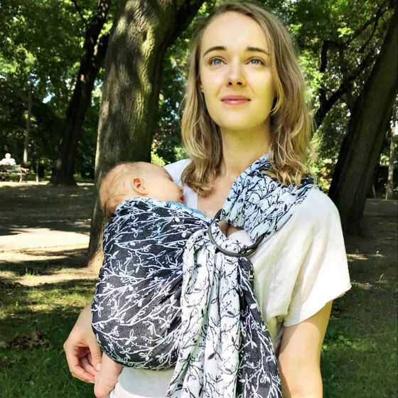 Naturiou Ring Sling Nature - écharpe de portage sans nœud