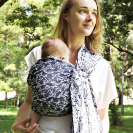Naturiou Ring Sling Nature - écharpe de portage sans nœud
