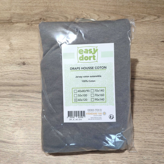 Fitted sheet Easy dort cotton 60 x 120 cm