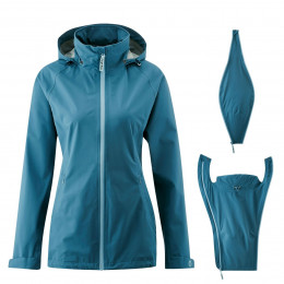 Mamalila Shelter - Rain Babywearing Jacket Vintage Blue