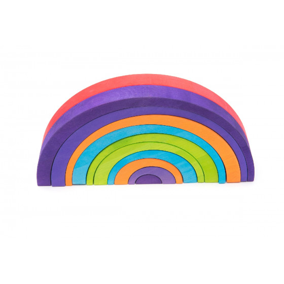 Bajo RainBOWBOW 10 pieces colorful wooden Rainbow