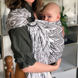 Naturiou Ring Sling Boho - écharpe de portage sans nœud