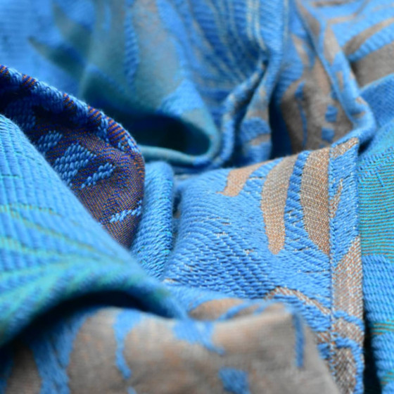 Yaro Oasis Puffy Aqua Grad Blue Bronze Seacell - Écharpe de portage tissée