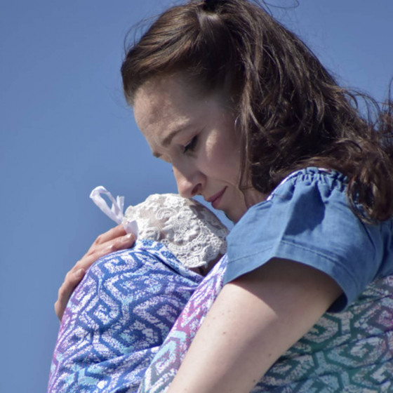 Yaro Xi Ultra Anemone Rainbow - Ring Sling tissé
