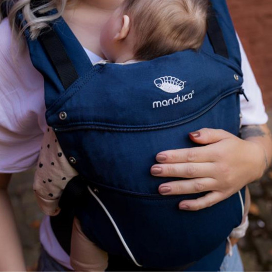 Manduca Pure Cotton Navy - Porte-bébé